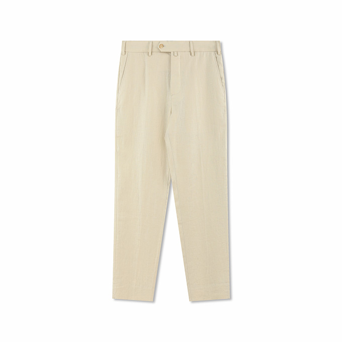 loro piana carlo series linen trousers